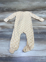 Tres Beau et Belle Polka Dot Bamboo Zipper Sleeper Yellow sz 3-6m