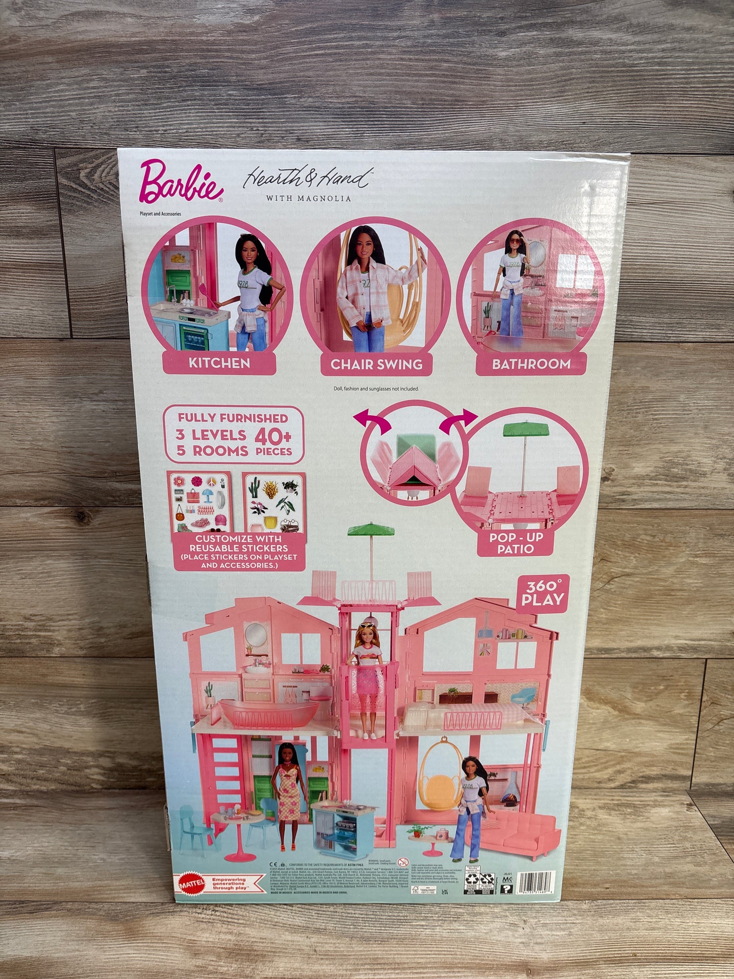 NEW Barbie Hearth & Hand Townhouse Playset