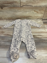 Carter's Floral Waffle Knit Sleeper Beige sz 6m