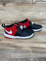 Nike Team Hustle Black University Red Sneakers sz 10c