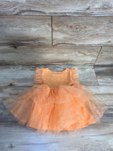 Bluey Tulle Boo Halloween Dress Orange sz 2T