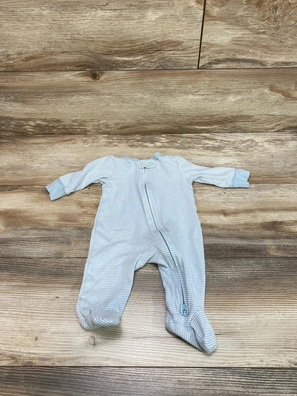 Carter's Blue Striped Sleeper sz 3m