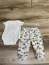 Baby Gear 2pc I Love Mommy Bodysuit & Pants White sz 6-9m - Me n Mommy To Be