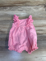 Carter's Eyelet Shortie Romper Pink sz Newborn
