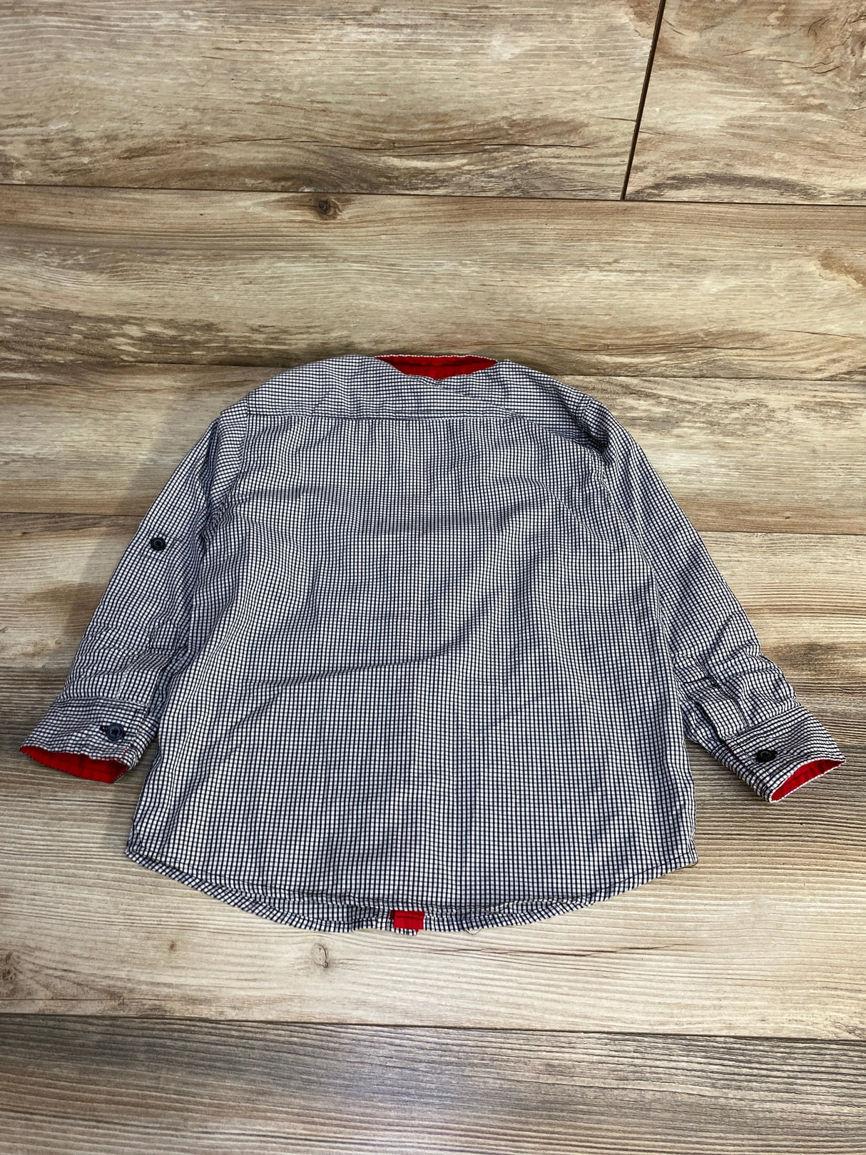 U.S. Polo Assn. Plaid Button-Up Shirt Black sz 5T - Me n Mommy To Be