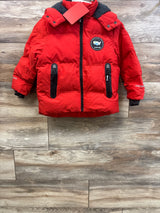 NEW BYLESIN Fleece Lined Waterproof Puffy Coat Red sz 4T