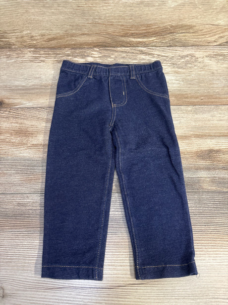 Carter's Faux Denim Leggings Blue sz 18m - Me n Mommy To Be