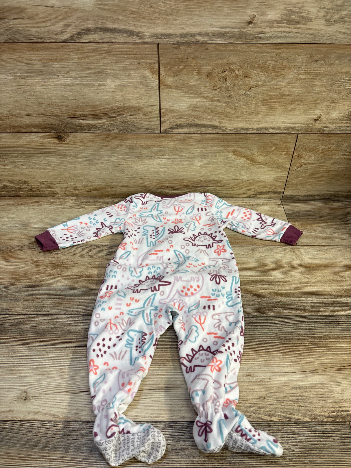 Carter's Blanket Sleeper White sz 12m