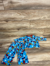Disney Junior 2pc Mickey Fleece Pajama Set Blue sz 18m