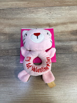 NEW My 1st Valentine's Day Pink Baby Rattle