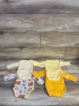 Monida + Andy 4pk Bodysuit Set Yellow sz 0-3m