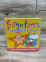 NEW Boynton's Greatest Hits the Big Yellow Box 4pk Board Books
