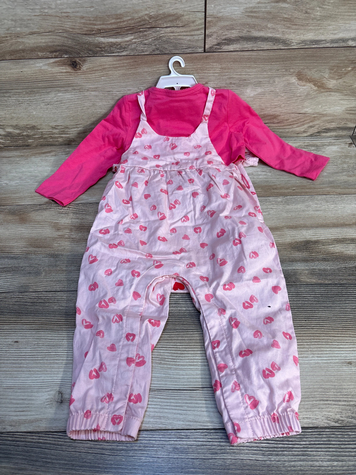 NEW Just One You 3pc Floral Heart Bodysuit Pink sz 12m