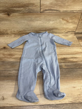 Just One You Ribbed Sleeper Blue sz 6m