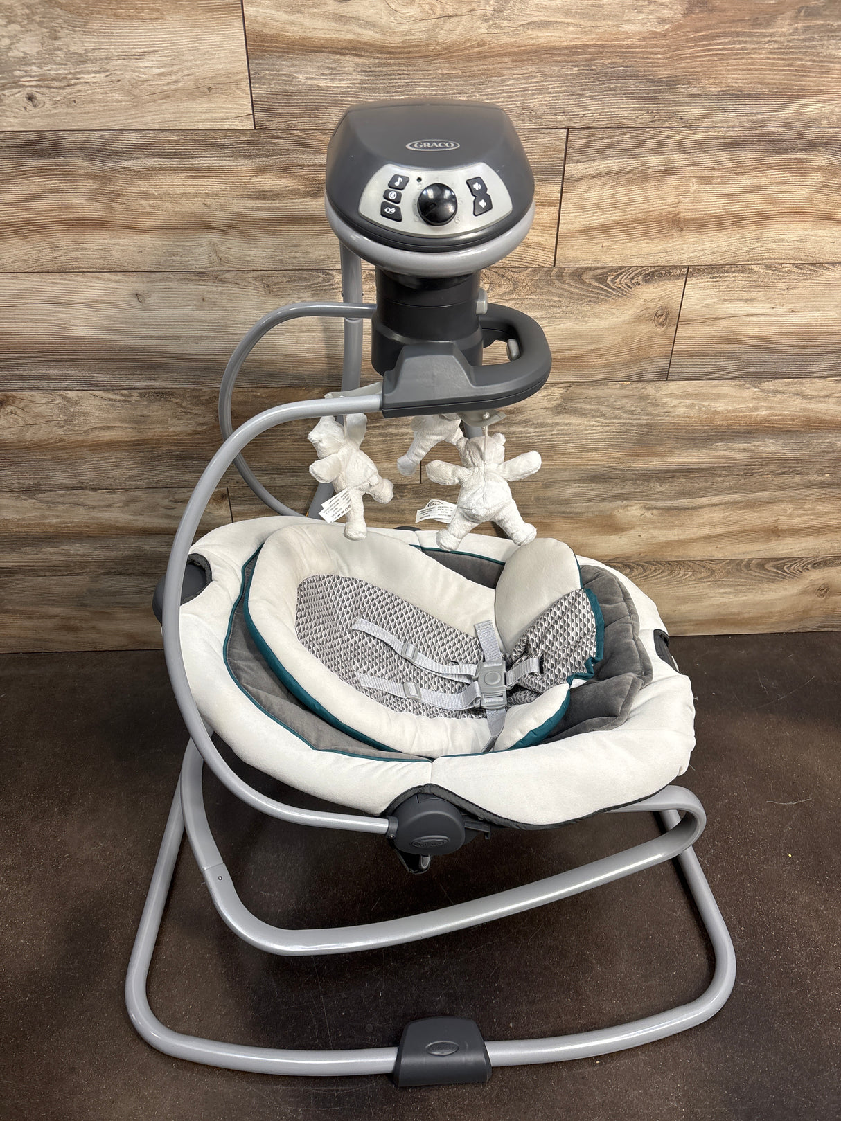 Graco DuetConnect LX Swing & Bouncer in Sapphire
