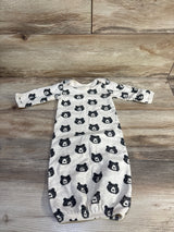 Yoga Sprout Sleeper Gown Beige sz Preemie/Newborn