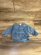 Cat & Jack Chambray Quilted Jacket sz 6-9m
