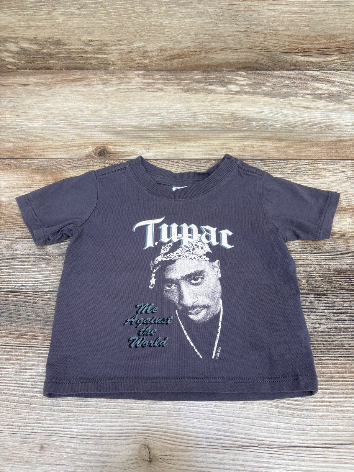 Cotton On Baby Tupac Shirt Grey sz 3-6m
