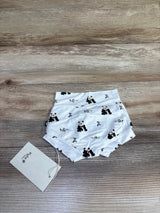 NEW Kyte Baby Panda Bear Bamboo Bummie White sz 3-6m