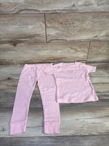 Carter's 2pc Ribbed Pajama Set Pink sz 3T