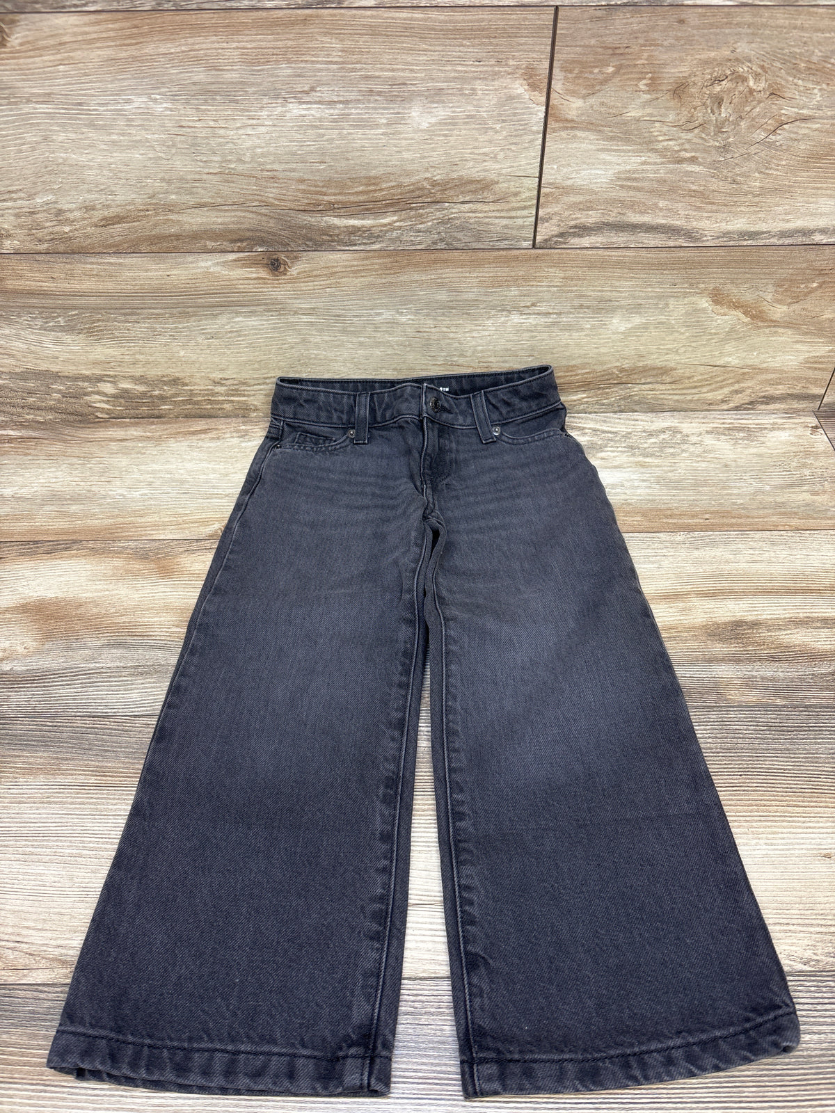 Cat & Jack Wide Leg Jeans Black sz 4T