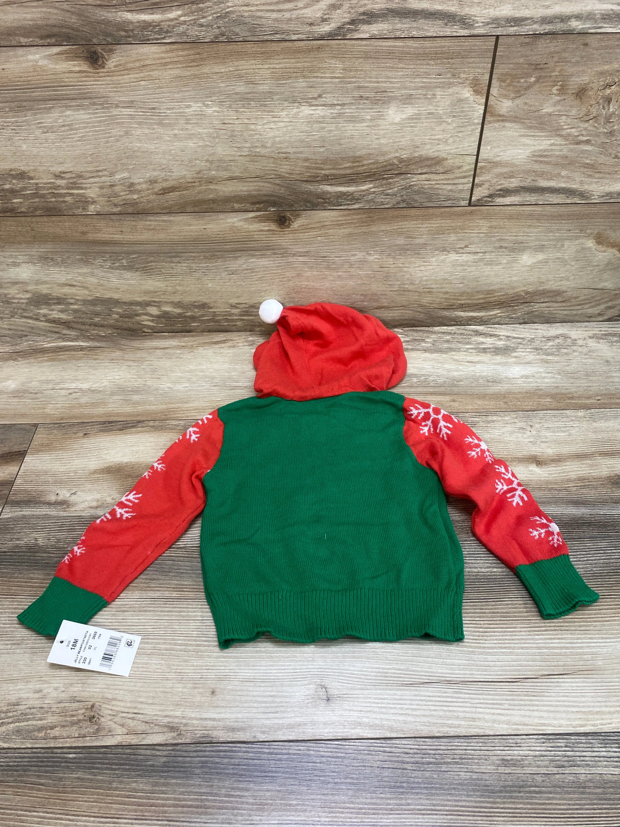 NEW The Grinch Hooded Sweater Red sz 18m