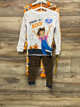 NEW Ms Rachel Peek-a-Boo! Halloween 4Pc Snug Fit Pajama Set Blue sz 4T