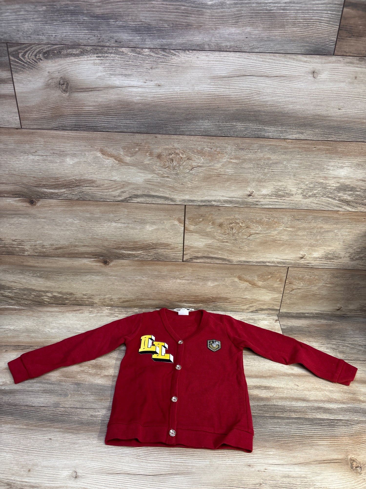 NEW Mud Kingdom V-Neck Knit Cardigan Red sz 5/6T