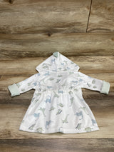 Just One You Dino Print Robe White sz 0-9m