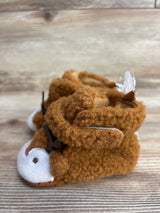 NEW Cat & Jack Sherpa Reindeer Booties Brown sz 2-3c