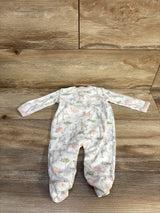 Kyle + Deena Animal Print Snap Sleeper White sz 0-3m
