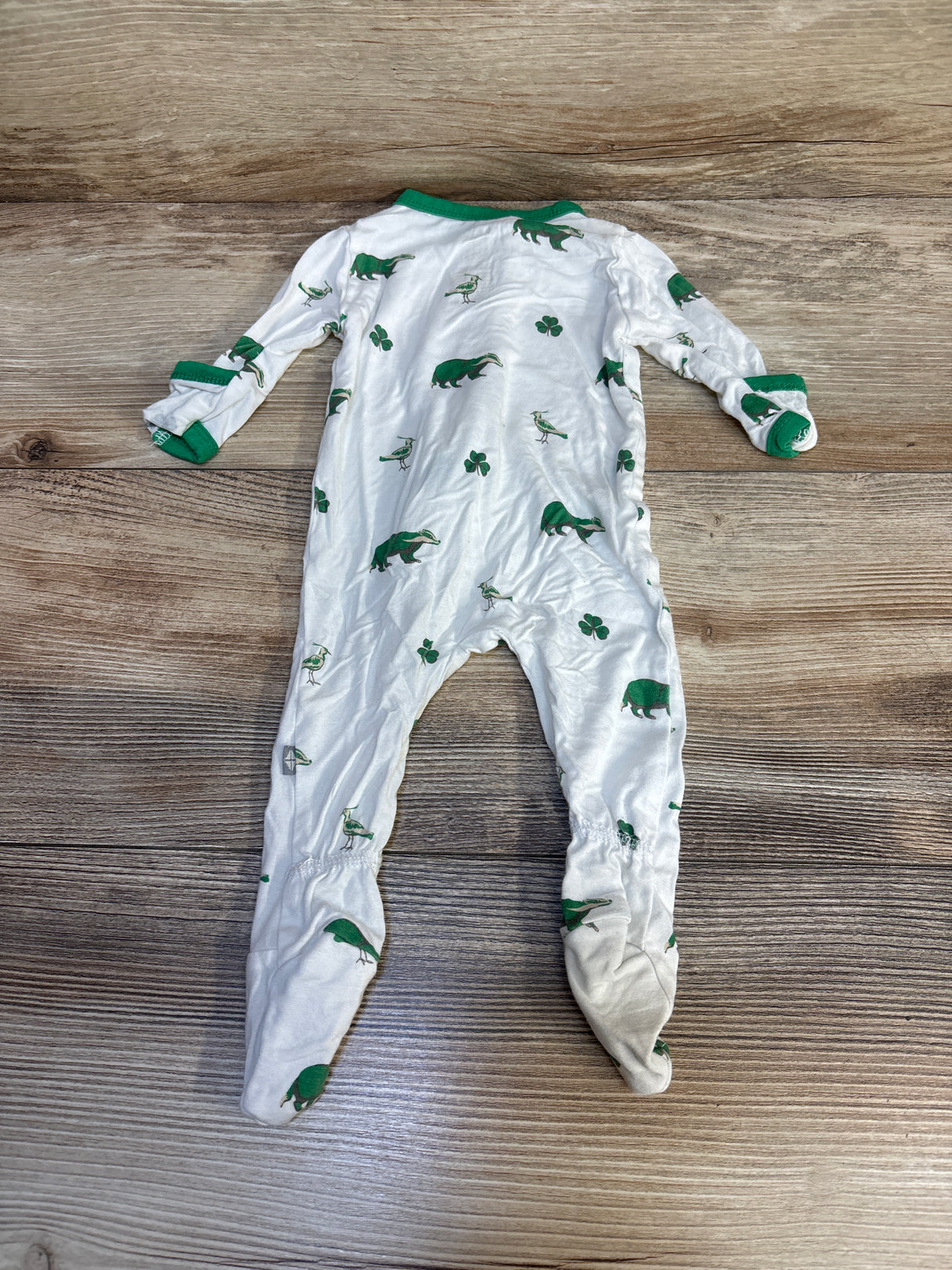 Kyte Baby Zippered Footie in Irish White sz Newborn