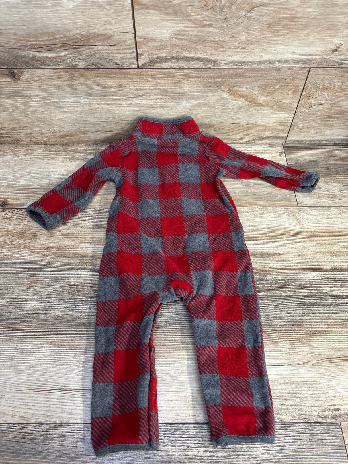 Carter's Fleece Coverall Red sz 12m