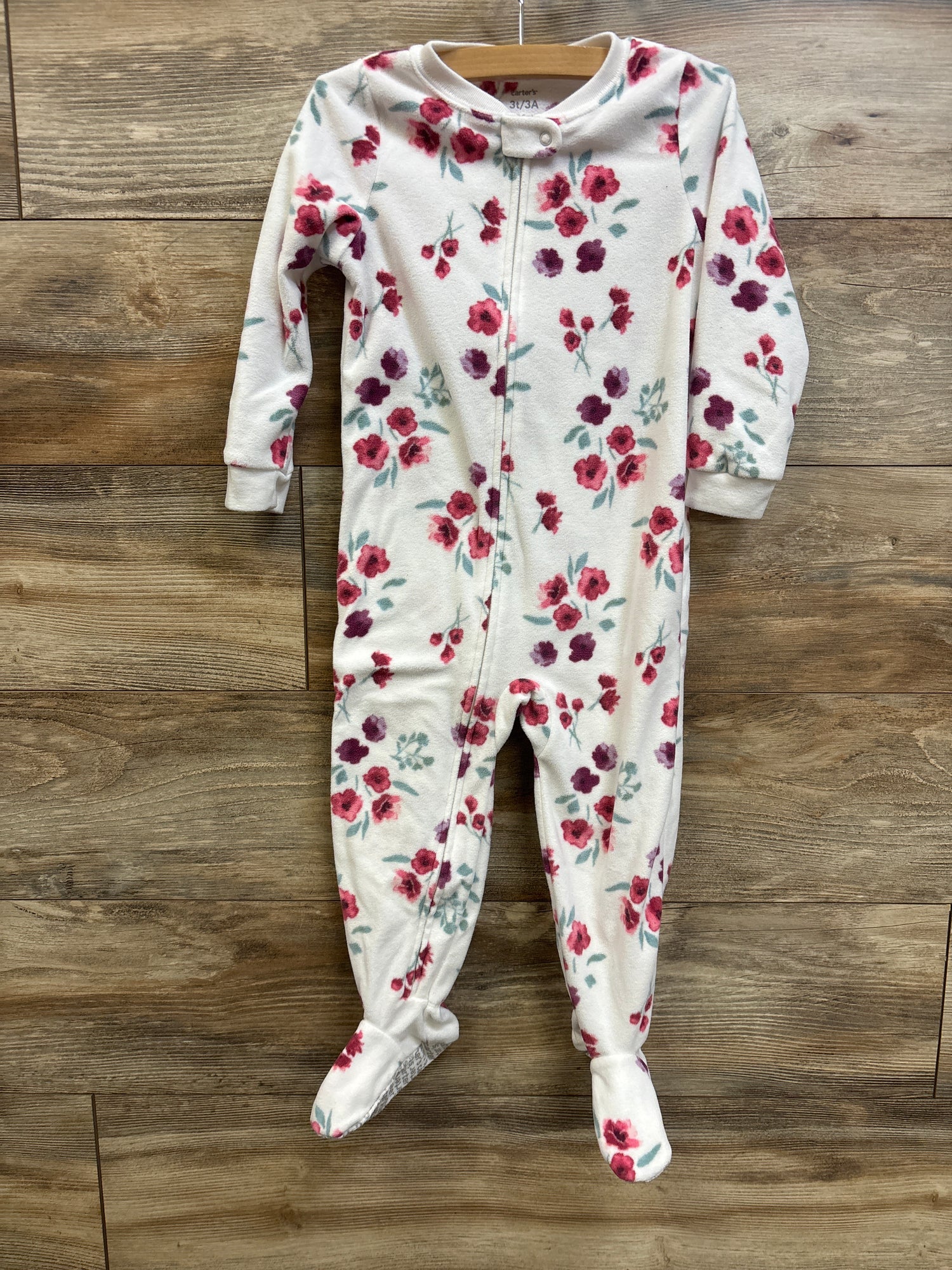 Carter's Blanket Sleeper White sz 3T