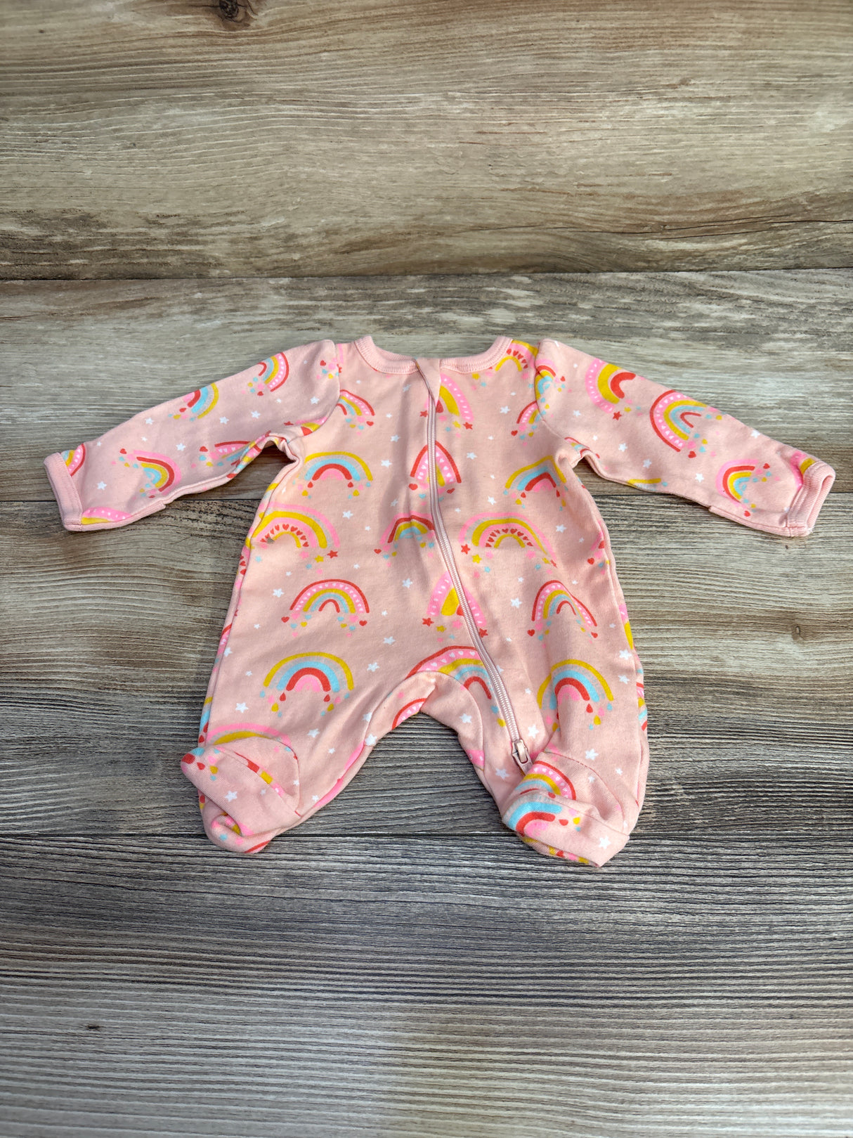 Wonder Nation Rainbow Sleeper Pink sz Preemie