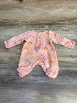 Wonder Nation Rainbow Sleeper Pink sz Preemie