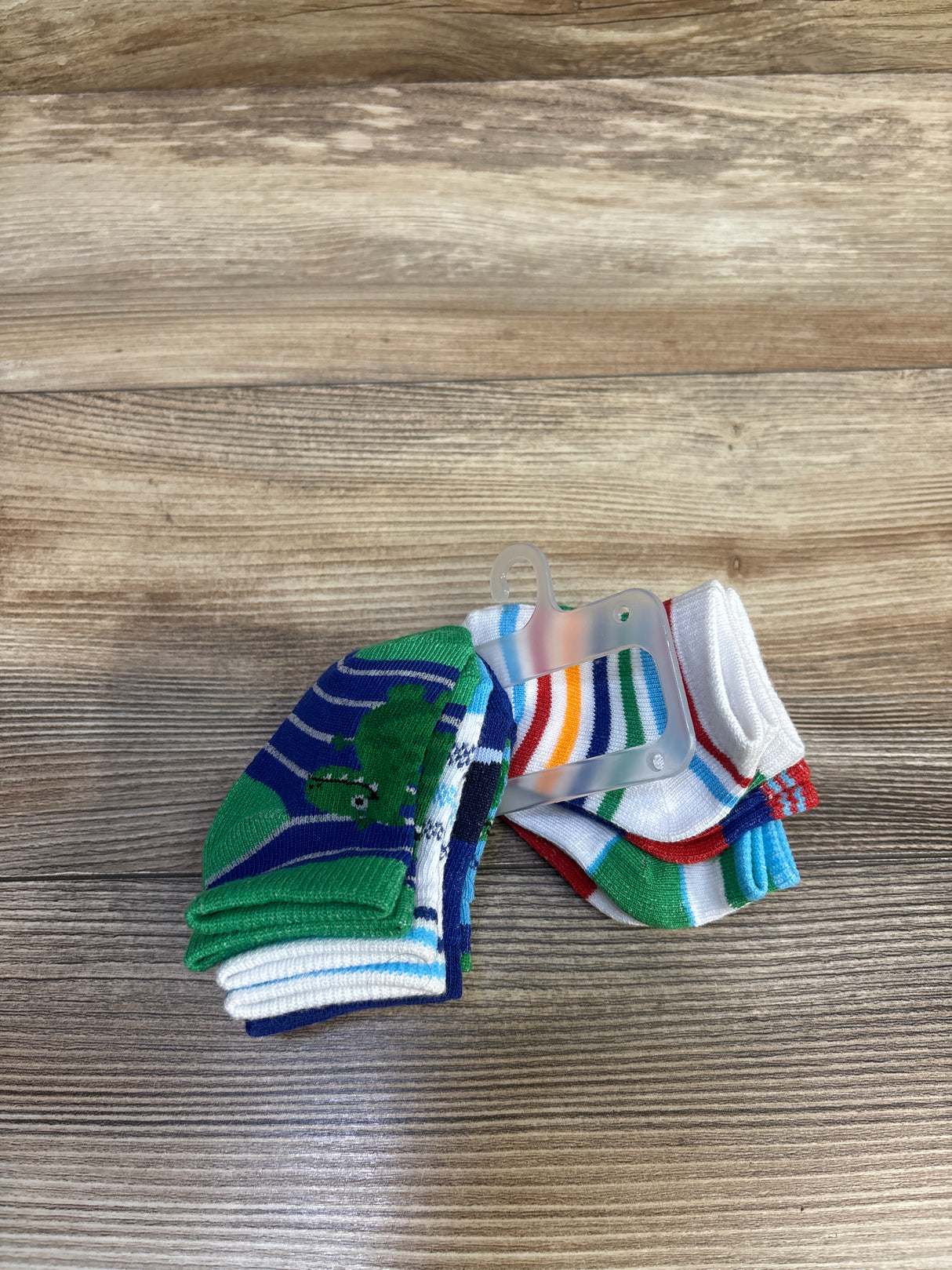 NEW 10pk Ankle Socks, Blue sz 0-6m