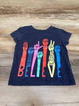 Cat & Jack Believe Shirt Blue sz 12m