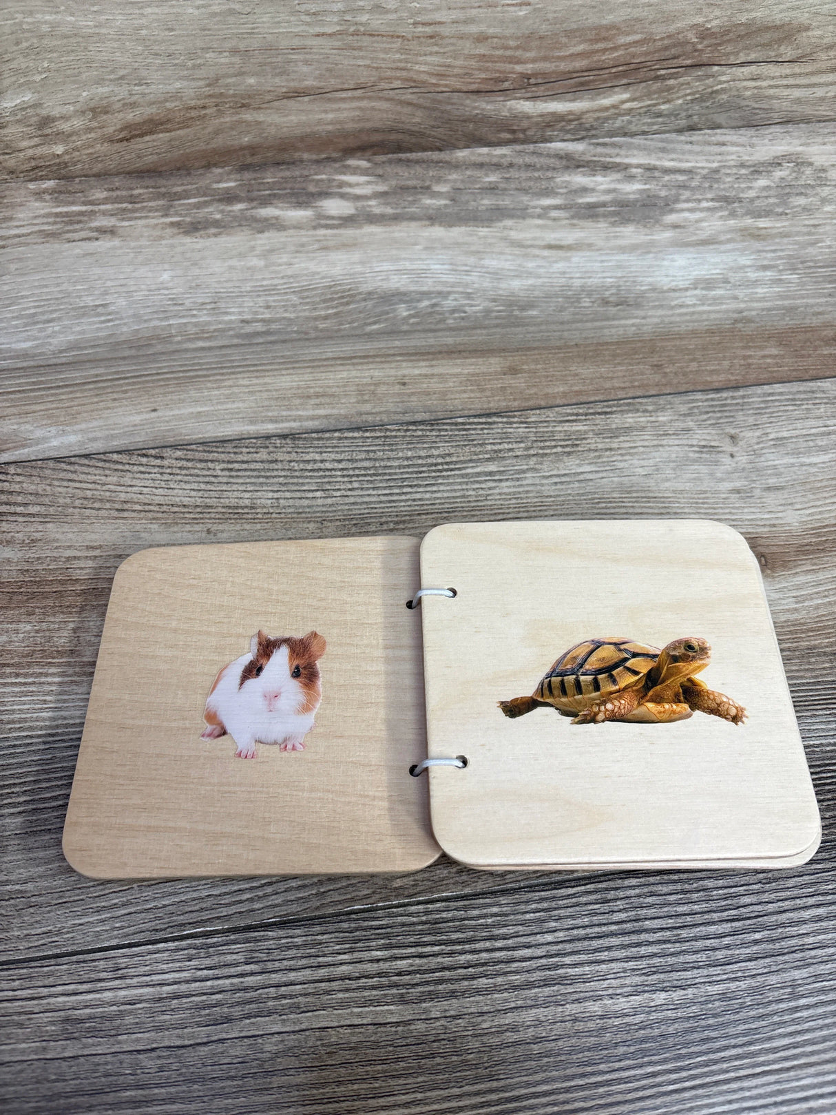 Monti Kids Wooden Animal Book