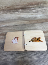 Monti Kids Wooden Animal Book