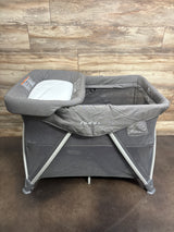 Nuna SENA Aire Playard, Travel Crib, & Changing Table in Granite