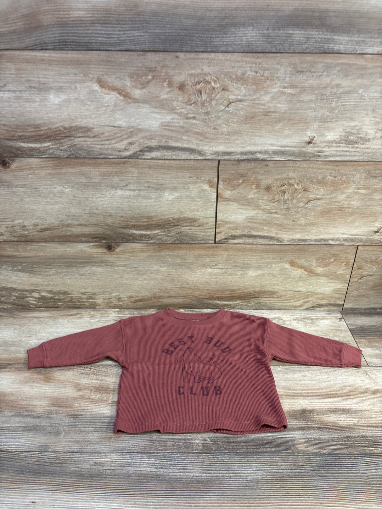 Carter's Waffle Knit Shirt Red sz 12m