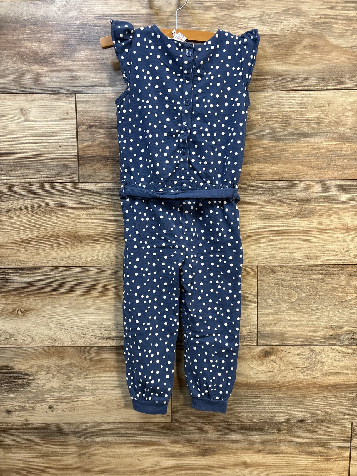 Mini Club Polka Dot Jumpsuit Blue sz 3-4T - Me n Mommy To Be