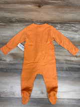 NEW Old Navy Jack-O-Lantern Sleeper Orange sz 6-9m