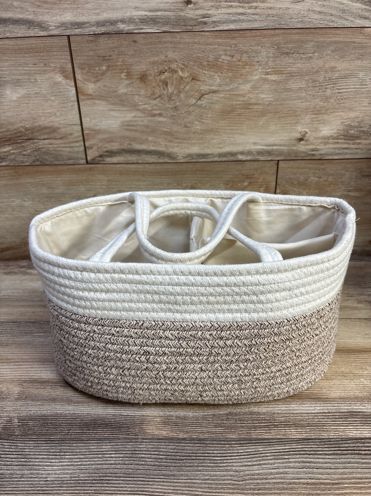 XUANGUO Large Cotton Rope Diaper Caddy Organizer Basket