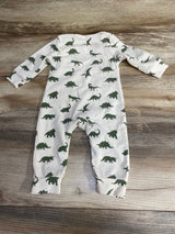 Dinosaur Ribbed Coverall Cream sz 3-6m