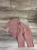 Just One You 2pc Long Sleeve Bodysuit & Pants Set Brown sz 9m