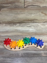 Melissa & Doug Rainbow Caterpillar Gear Toy