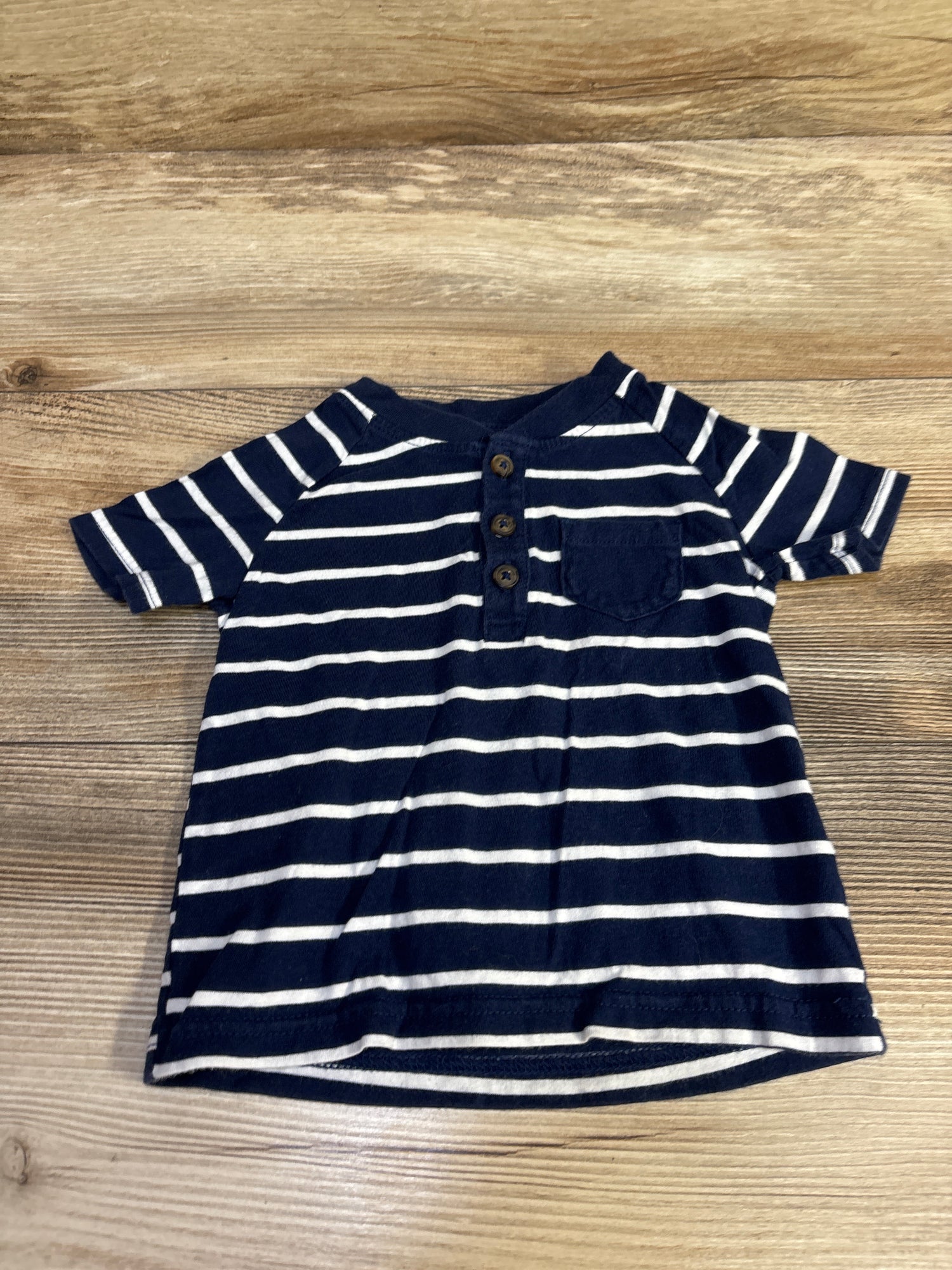 Simple Joys Henley Shirt Navy sz 18m