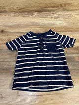 Simple Joys Henley Shirt Navy sz 18m